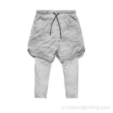 Hardloopshorts met compressie binnenbroek